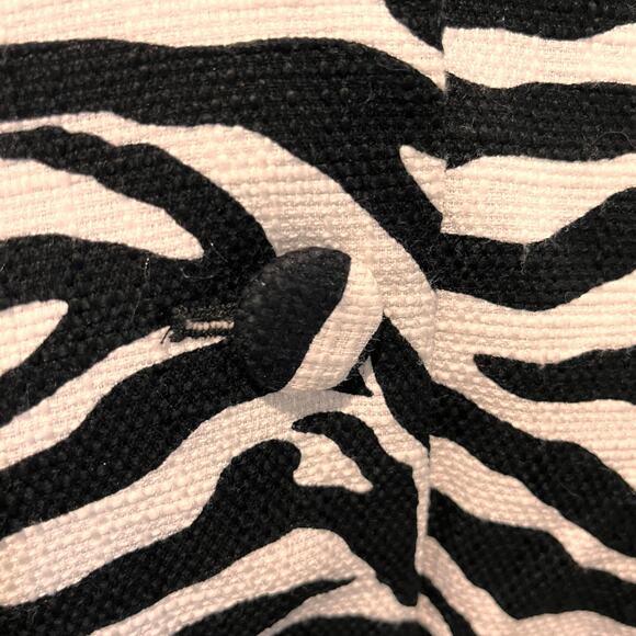 Vintage INC Size S/M? Internation Concepts Womens Peplum Jacket Zebra Print - Picture 4 of 5